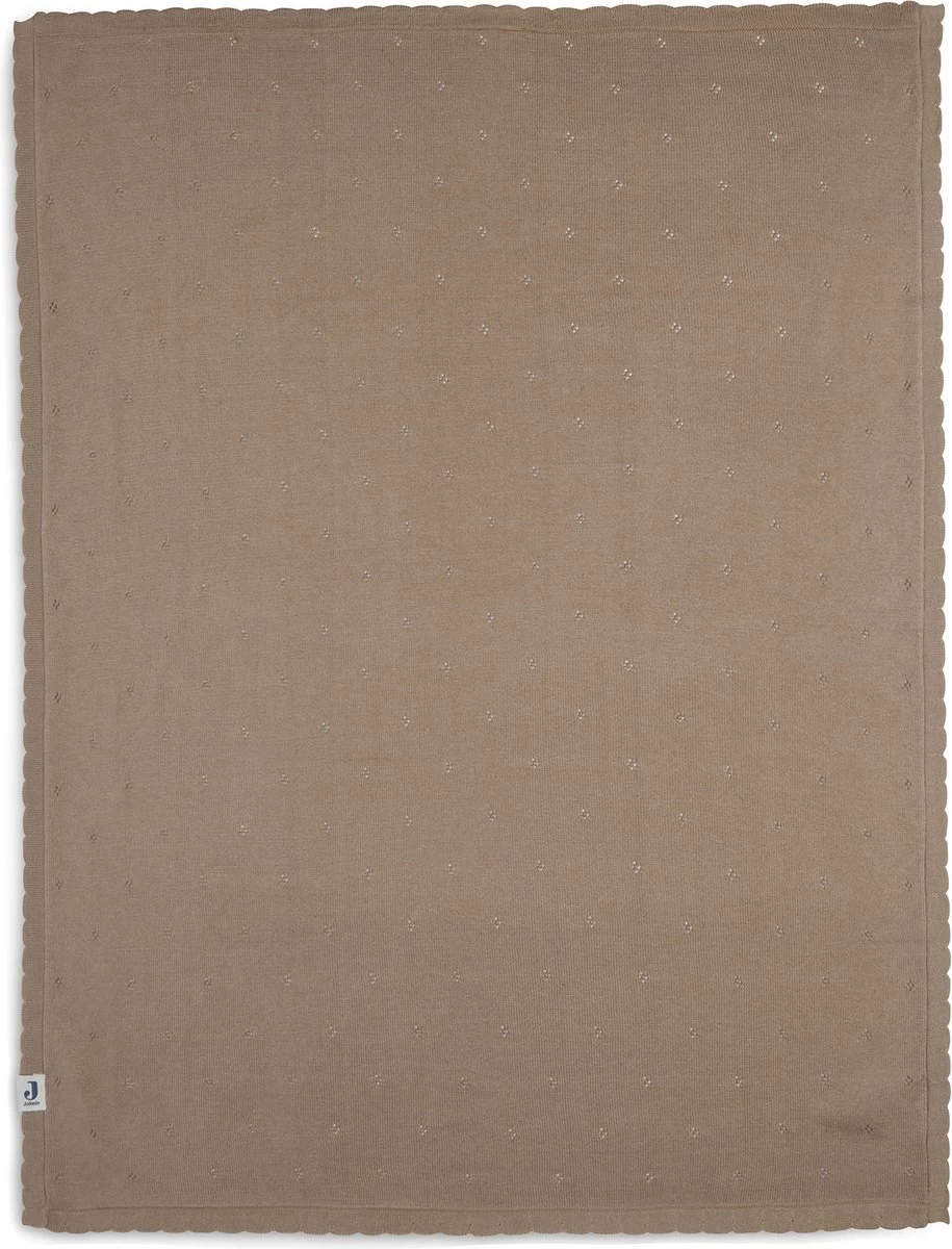 Jollein Baby Deken Ledikant 100x150cm Pointelle - Biscuit 3 Jollein Baby Deken Ledikant 100x150cm Pointelle - Biscuit - Afbeelding 3