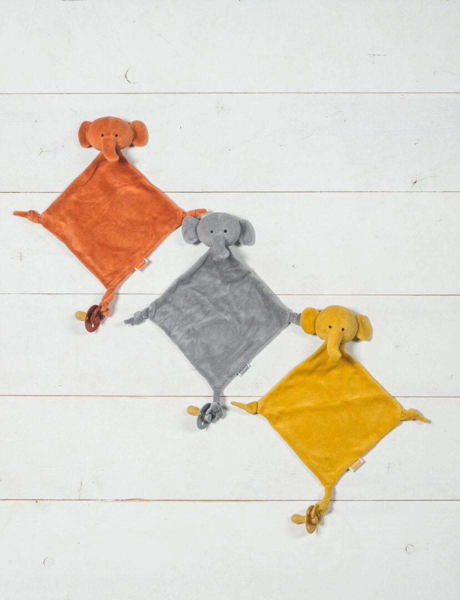 Jollein Knuffeldoekje Elephant - Caramel 9 Jollein Knuffeldoekje Elephant - Caramel - Afbeelding 9