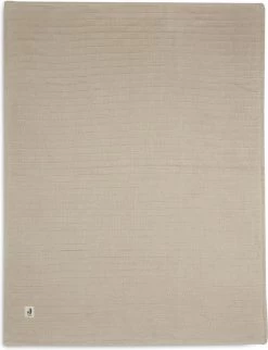 Jollein Baby Deken Ledikant Velvet Pure Knit - Nougat - GOTS -Jollein Babyparadijs 921x1200