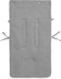 Jollein Voetenzak Voor Autostoel & Kinderwagen - Basic Knit - Stone Grey -Jollein Babyparadijs 923x1200 3
