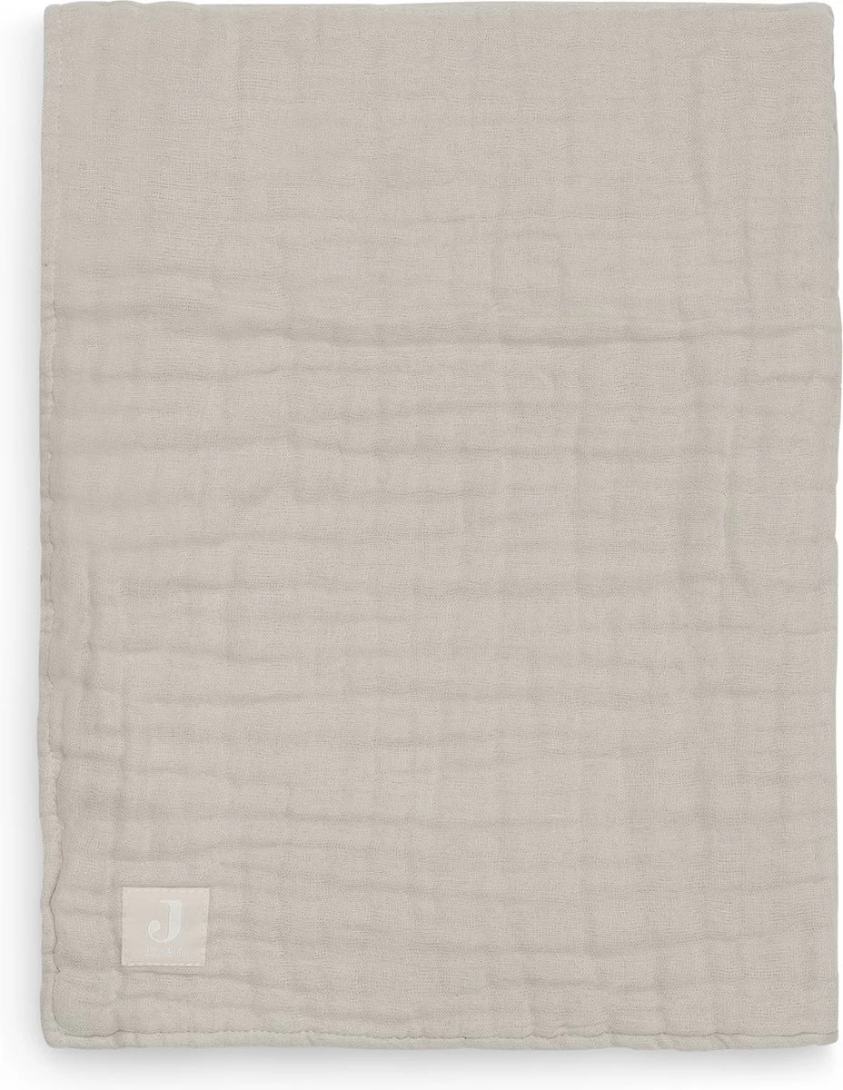 Jollein Baby Deken Wieg 75x100cm Wrinkled - Nougat 2 Jollein Baby Deken Wieg 75x100cm Wrinkled - Nougat - Afbeelding 2