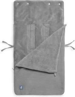 Jollein Voetenzak Voor Autostoel & Kinderwagen - Basic Knit - Stone Grey -Jollein Babyparadijs 931x1200 4