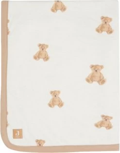 Jollein Baby Deken Ledikant Jersey 100x150cm - Teddy Bear