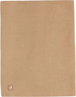 Jollein Baby Deken Ledikant 100x150cm Basic Knit - Biscuit