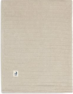 Jollein Baby Deken Wieg Velvet Pure Knit - Nougat - GOTS