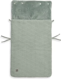 Jollein Voetenzak Voor Autostoel & Kinderwagen - River Knit - Ash Green -Jollein Babyparadijs 940x1200 7
