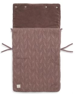 Jollein Voetenzak Voor Autostoel & Kinderwagen - Spring Knit - Chestnut