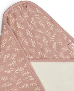 Jollein Badcape Meadow 75x75cm - Rosewood -Jollein Babyparadijs 972x1200