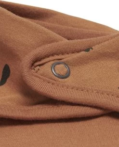 Jollein Slab Bandana Spot - Storm Grey/Caramel - 2 Stuks -Jollein Babyparadijs 977x1200