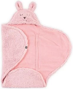 Jollein Wikkeldeken Bunny 100x105cm - Nougat -Jollein Babyparadijs 986x1200 5