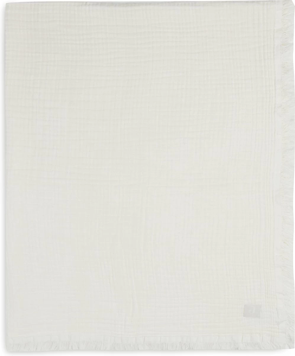 Jollein Baby Deken Ledikant 120x120cm Muslin Fringe - Ivory 14 Jollein Baby Deken Ledikant 120x120cm Muslin Fringe - Ivory - Afbeelding 14