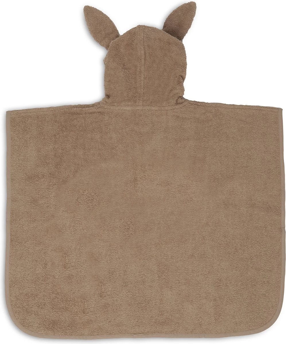 Jollein Badponcho Badstof - Biscuit 2 Jollein Badponcho Badstof - Biscuit - Afbeelding 2